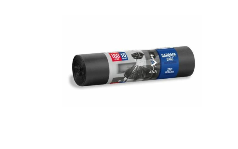 Saci Menajeri Anna LDPE Ultrarezistenti 160l 10 buc rola